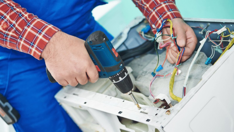 Sincan Fondital Fondital çamaşır makinesi kart tamiri – Su almama arızası orijinal parça ile giderildi. - Teknik servis örneği